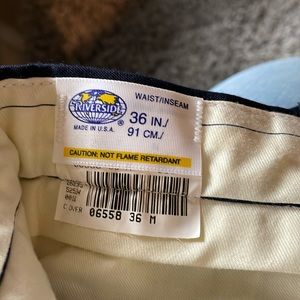 Riverside Men’s navy dress pants.